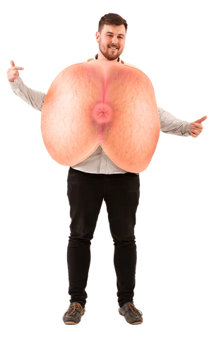 Adult bum hole stag do costume